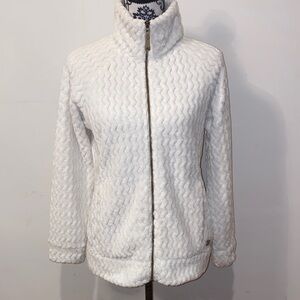 5/$50 ZeroXposur Women's Cream Textured Teddy Jacket Size Small